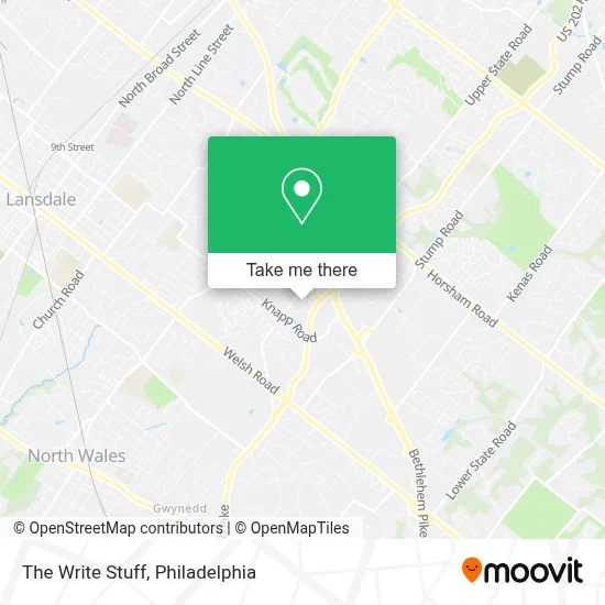 The Write Stuff map