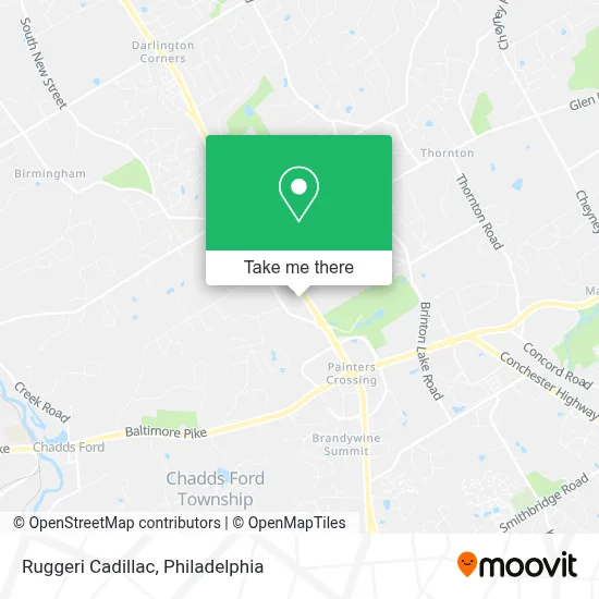 Ruggeri Cadillac map