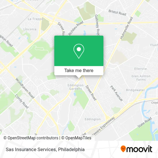 Sas Insurance Services map