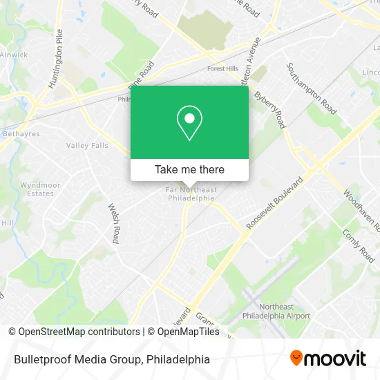Bulletproof Media Group map