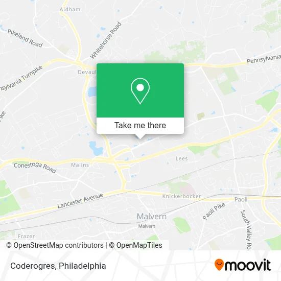 Coderogres map