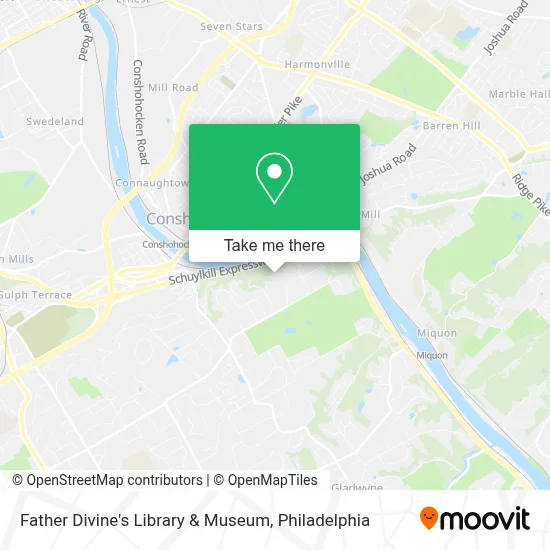 Father Divine's Library & Museum map