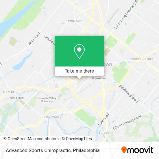 Advanced Sports Chiropractic map