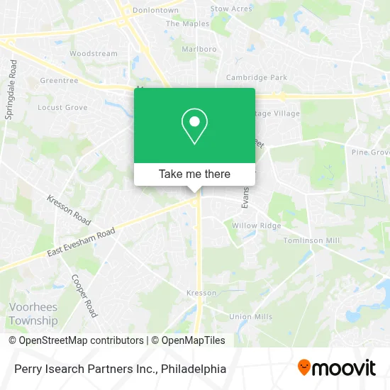 Perry Isearch Partners Inc. map