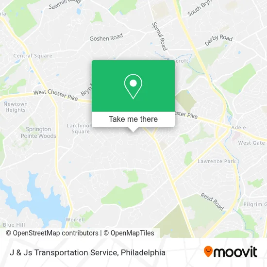 J & Js Transportation Service map