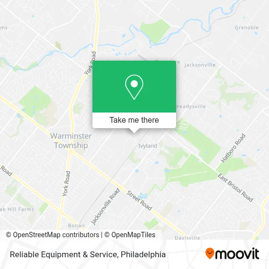Reliable Equipment & Service map