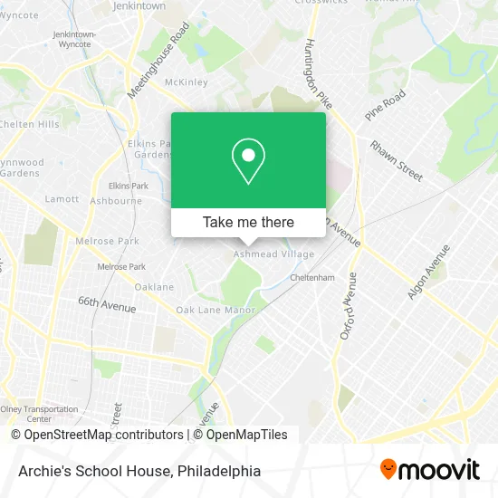 Archie's School House map