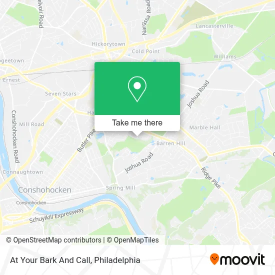 At Your Bark And Call map
