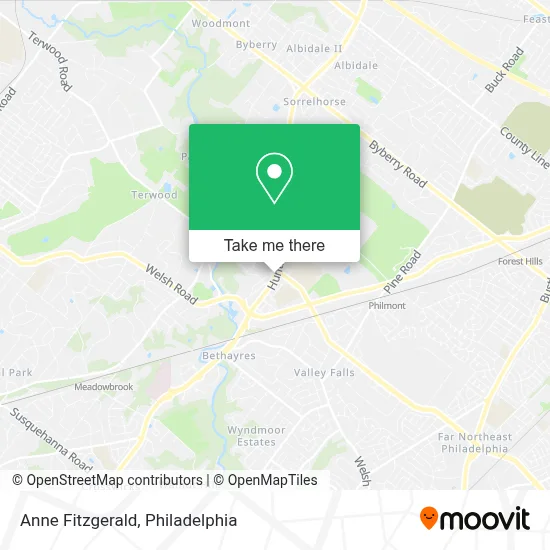 Anne Fitzgerald map