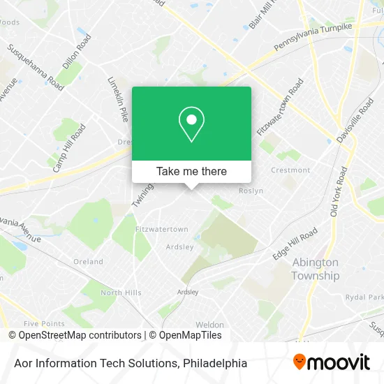 Aor Information Tech Solutions map