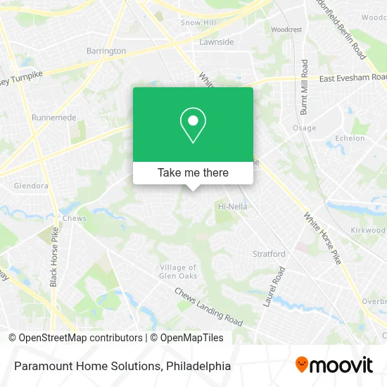 Paramount Home Solutions map