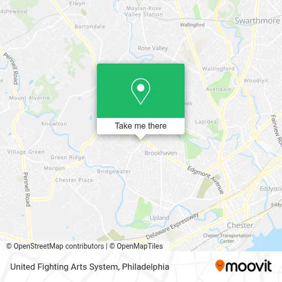 United Fighting Arts System map