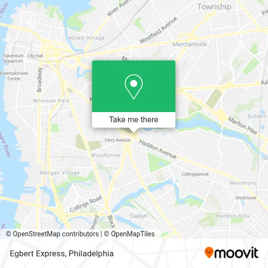 Egbert Express map