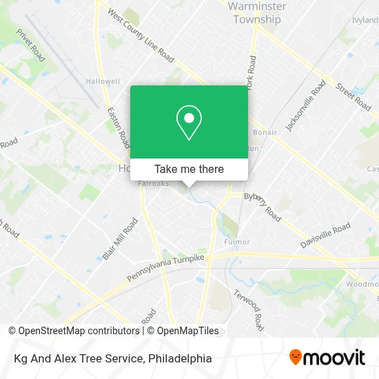 Kg And Alex Tree Service map
