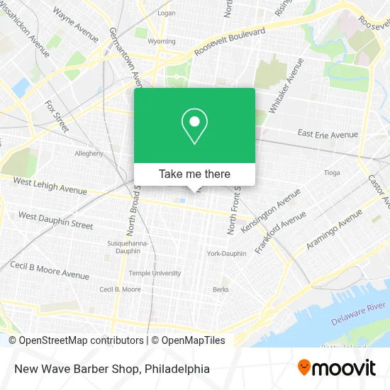 New Wave Barber Shop map
