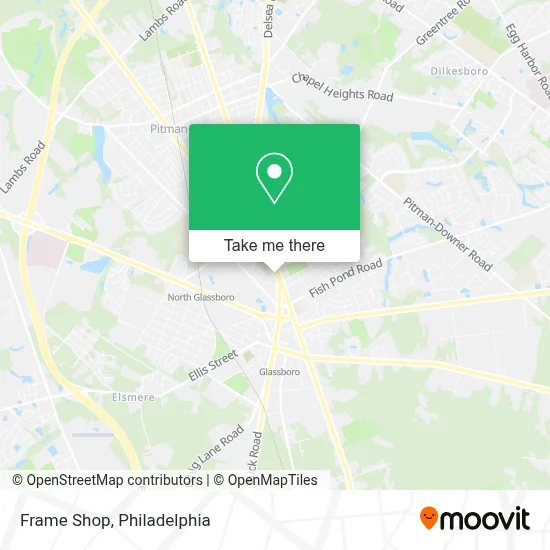 Frame Shop map