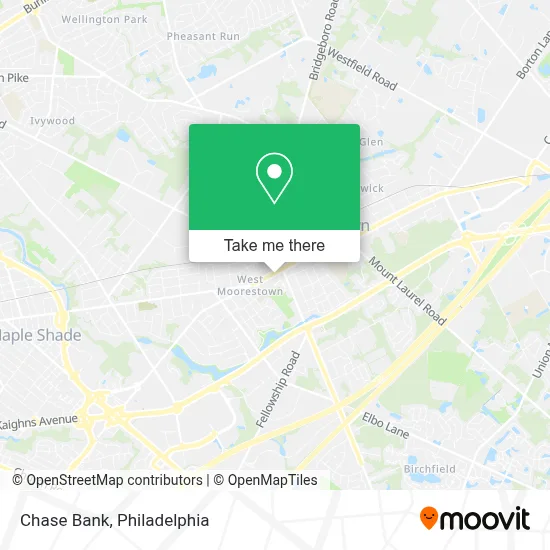 Chase Bank map