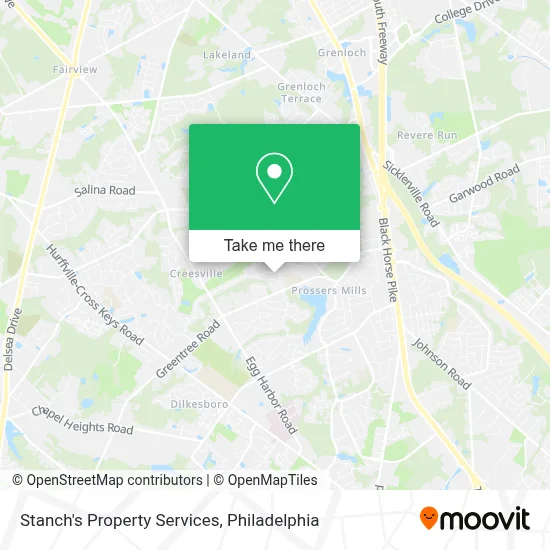 Stanch's Property Services map