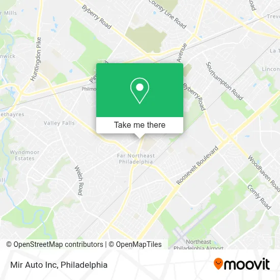 Mir Auto Inc map