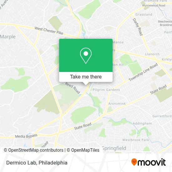 Dermico Lab map