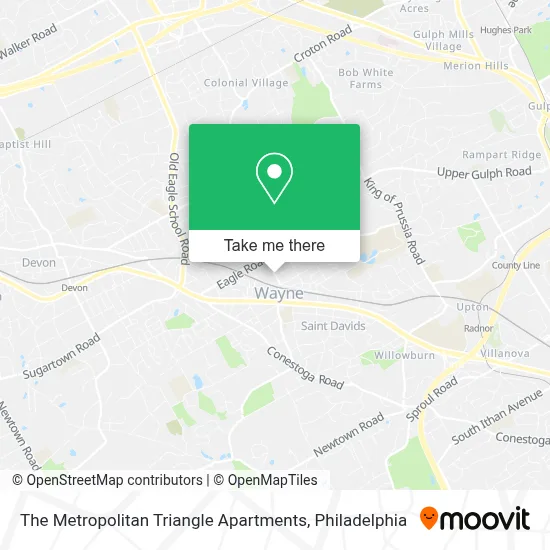 The Metropolitan Triangle Apartments map