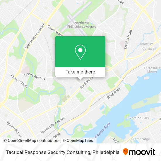 Tactical Response Security Consulting map