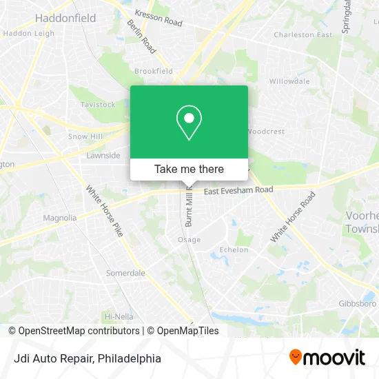 Jdi Auto Repair map