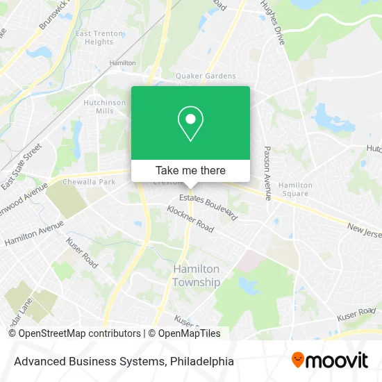 Advanced Business Systems map