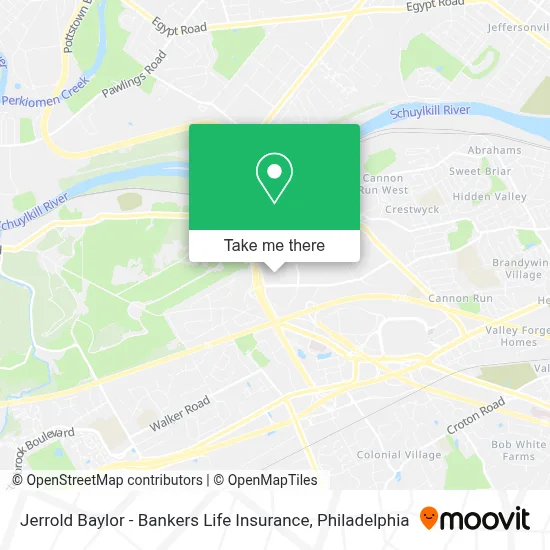 Jerrold Baylor - Bankers Life Insurance map