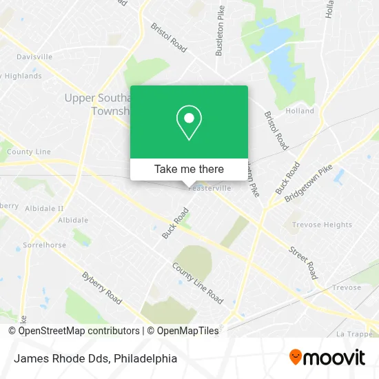 James Rhode Dds map