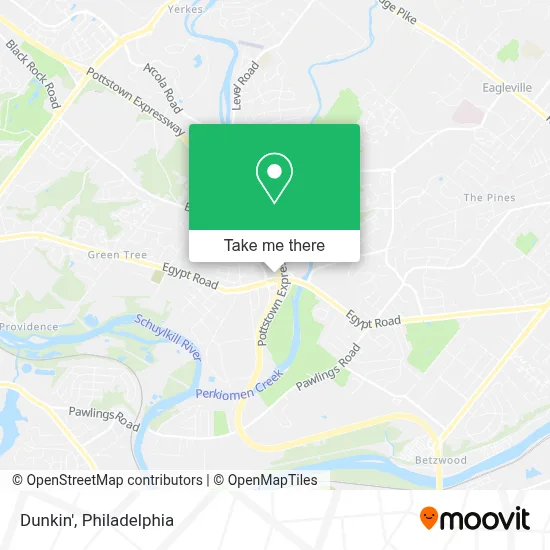 Dunkin' map