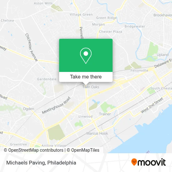 Michaels Paving map