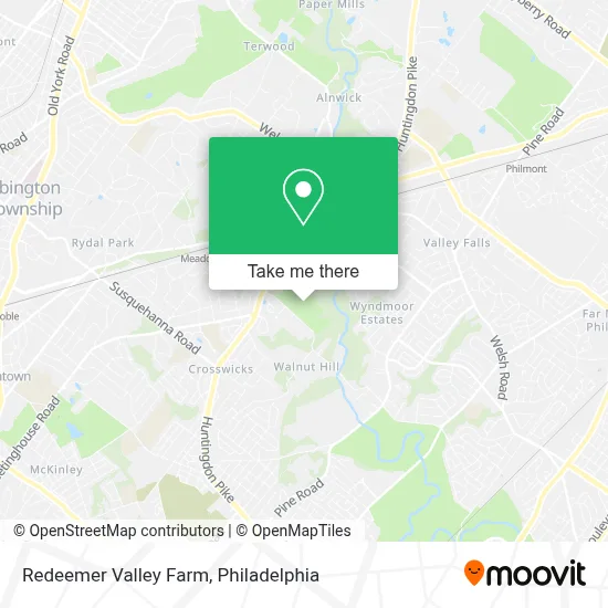 Redeemer Valley Farm map