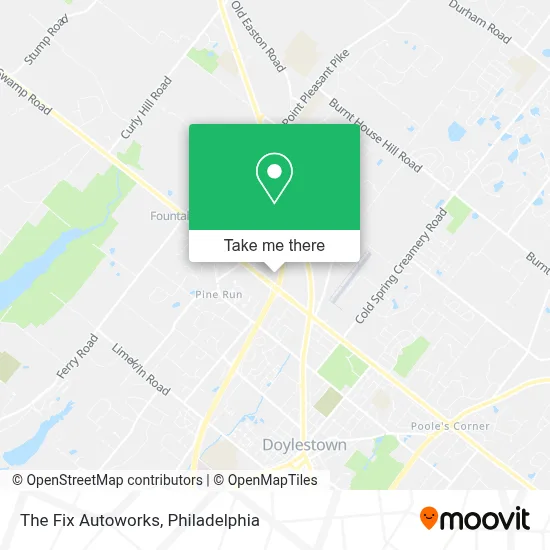 The Fix Autoworks map
