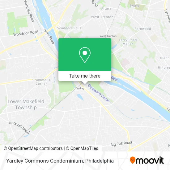 Yardley Commons Condominium map