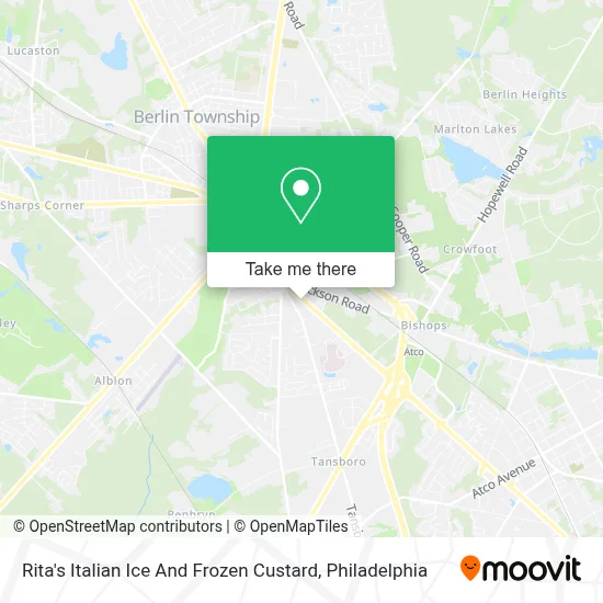 Rita's Italian Ice And Frozen Custard map