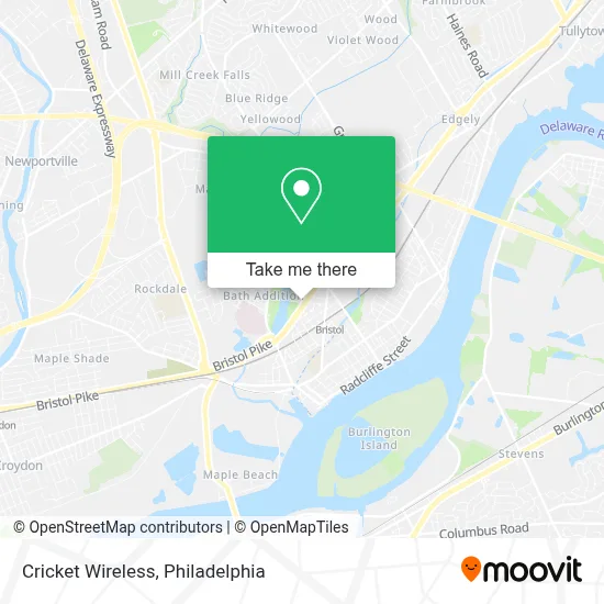 Cricket Wireless map