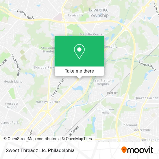 Sweet Threadz Llc map