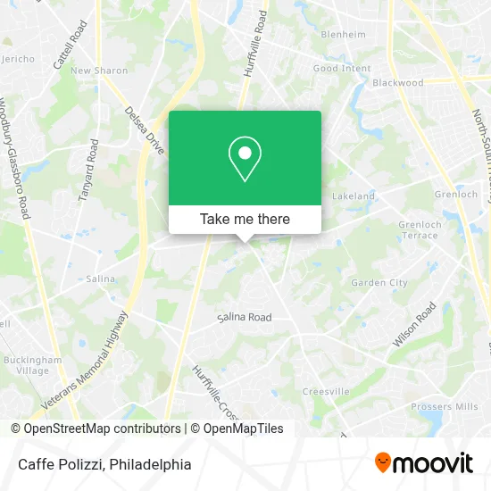 Caffe Polizzi map