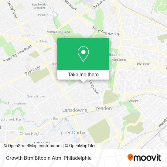Growth Btm Bitcoin Atm map