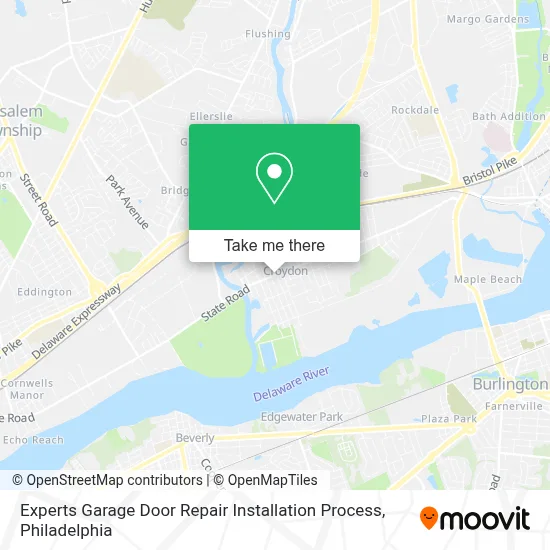 Experts Garage Door Repair Installation Process map
