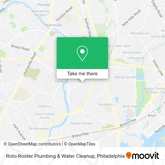 Roto-Rooter Plumbing & Water Cleanup map