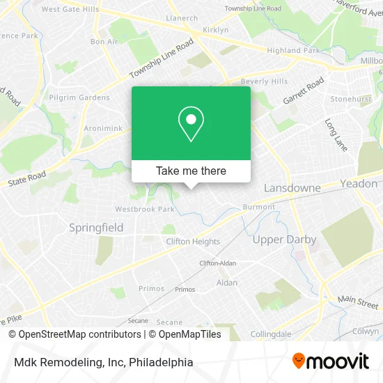 Mdk Remodeling, Inc map