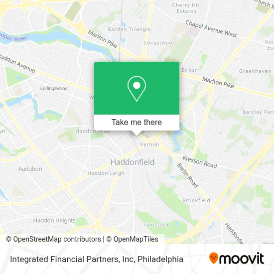 Integrated Financial Partners, Inc map