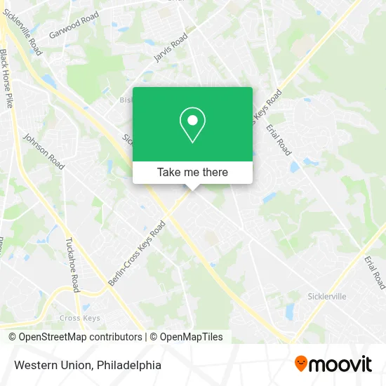 Western Union map