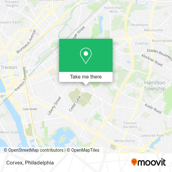 Corvex map