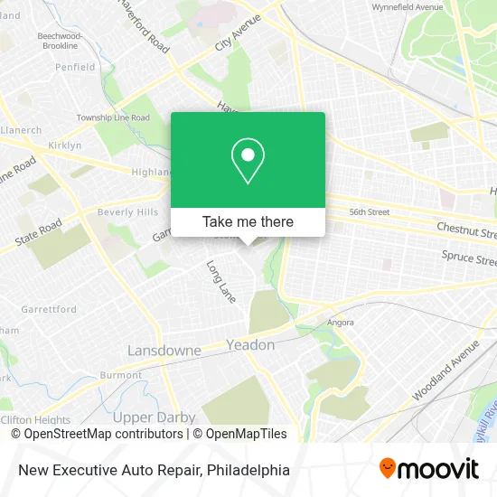 New Executive Auto Repair map
