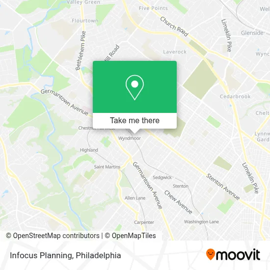 Infocus Planning map