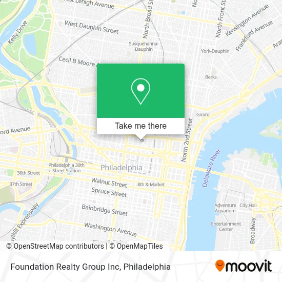 Foundation Realty Group Inc map