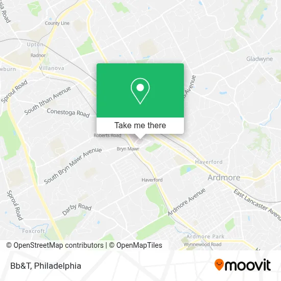 Bb&T map
